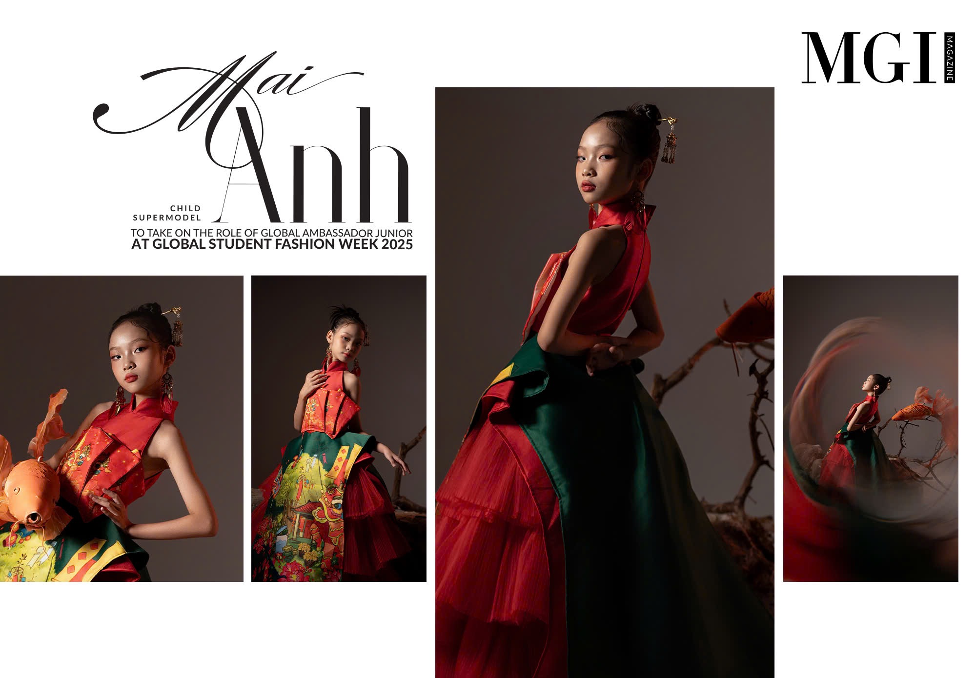 Child supermodel Mai Anh to take on the role of Global Ambassador Junior at Global Student Fashion Week 2025